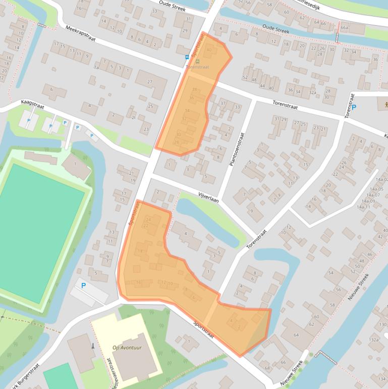 Kaart van postcodegebied 1767CE.