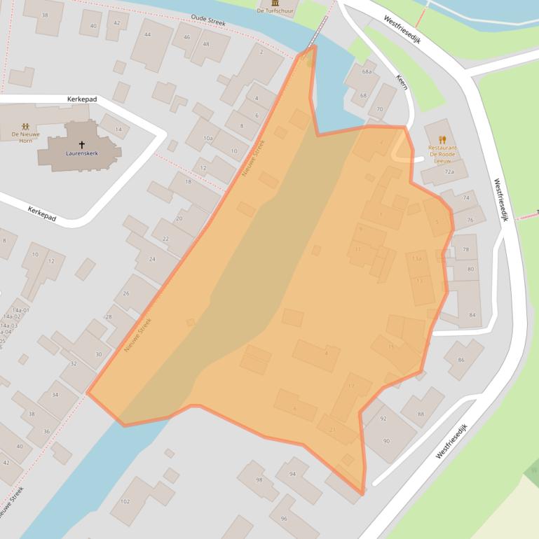 Kaart van postcodegebied 1767CX.