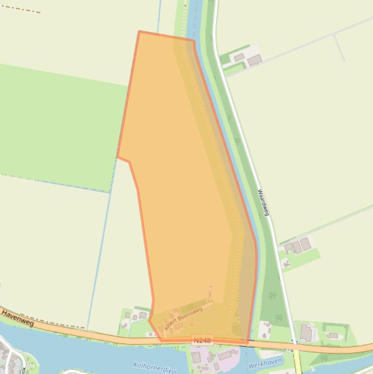 Kaart van postcodegebied 1767ED.