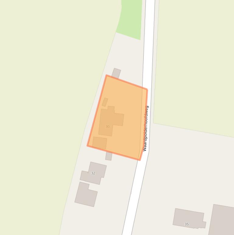 Kaart van postcodegebied 1767EH.