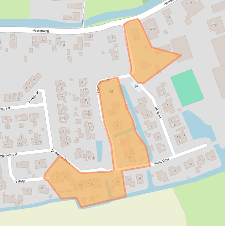 Kaart van postcodegebied 1768AW.