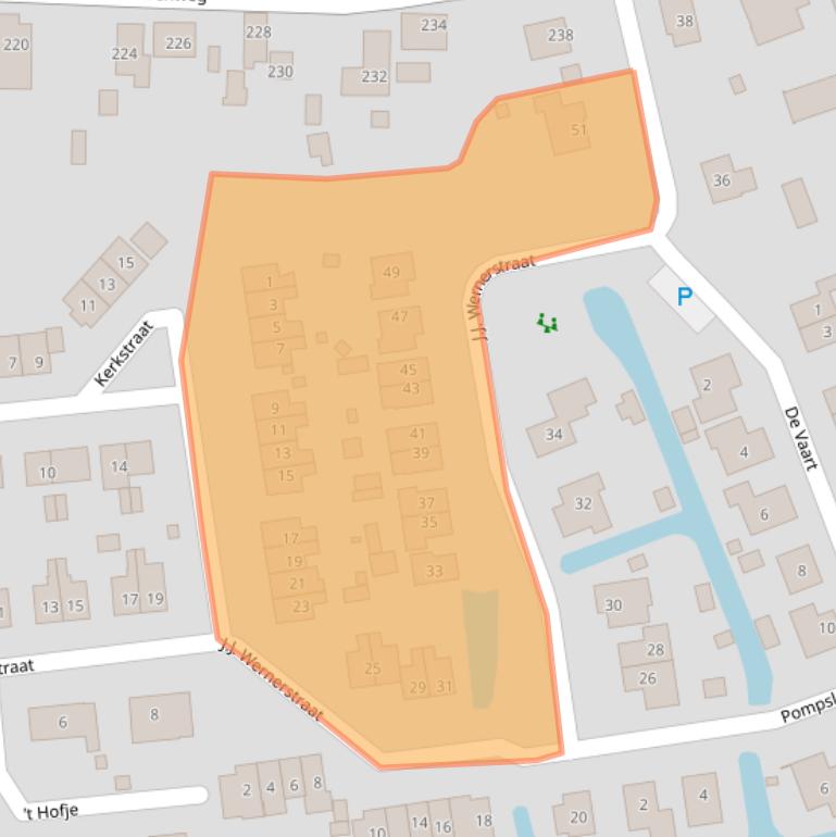 Kaart van postcodegebied 1768AX.