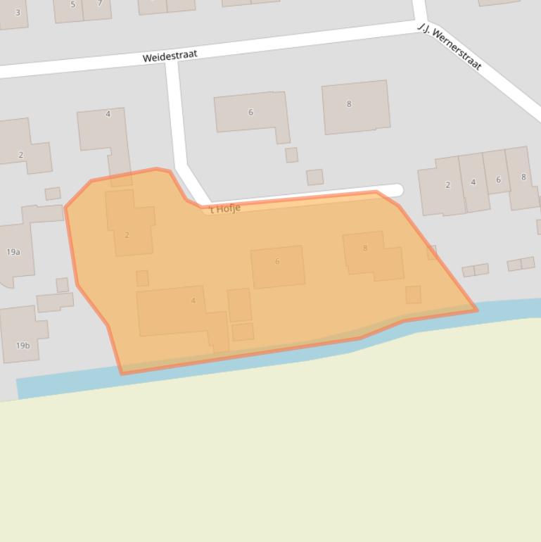 Kaart van postcodegebied 1768AZ.