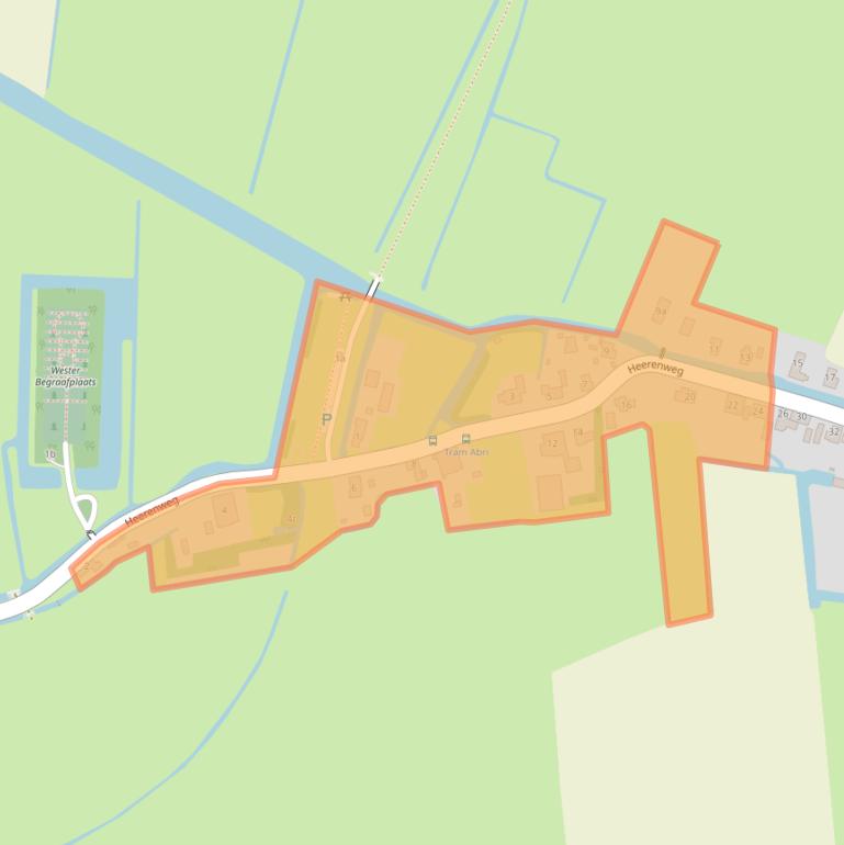 Kaart van postcodegebied 1768BC.