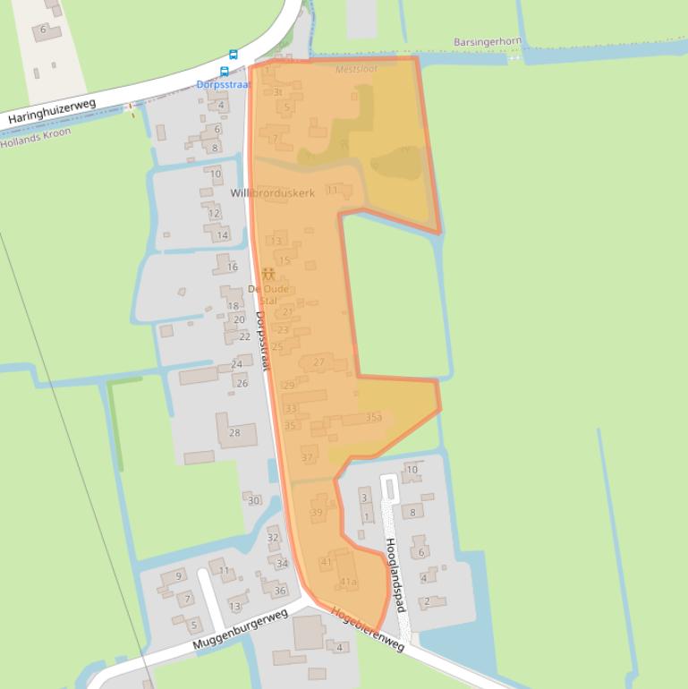 Kaart van postcodegebied 1769HA.