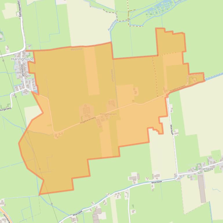 Kaart van postcodegebied 1769HD.