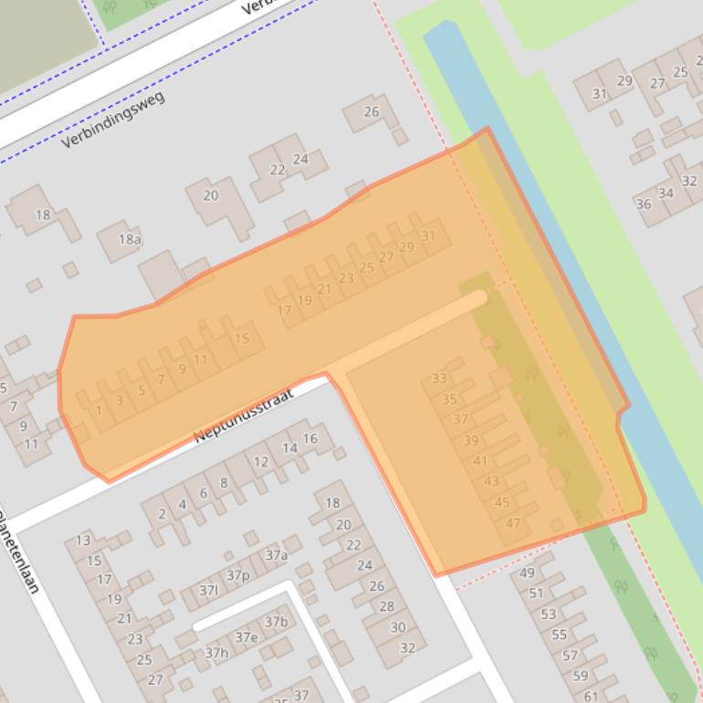 Kaart van postcodegebied 1771BS.