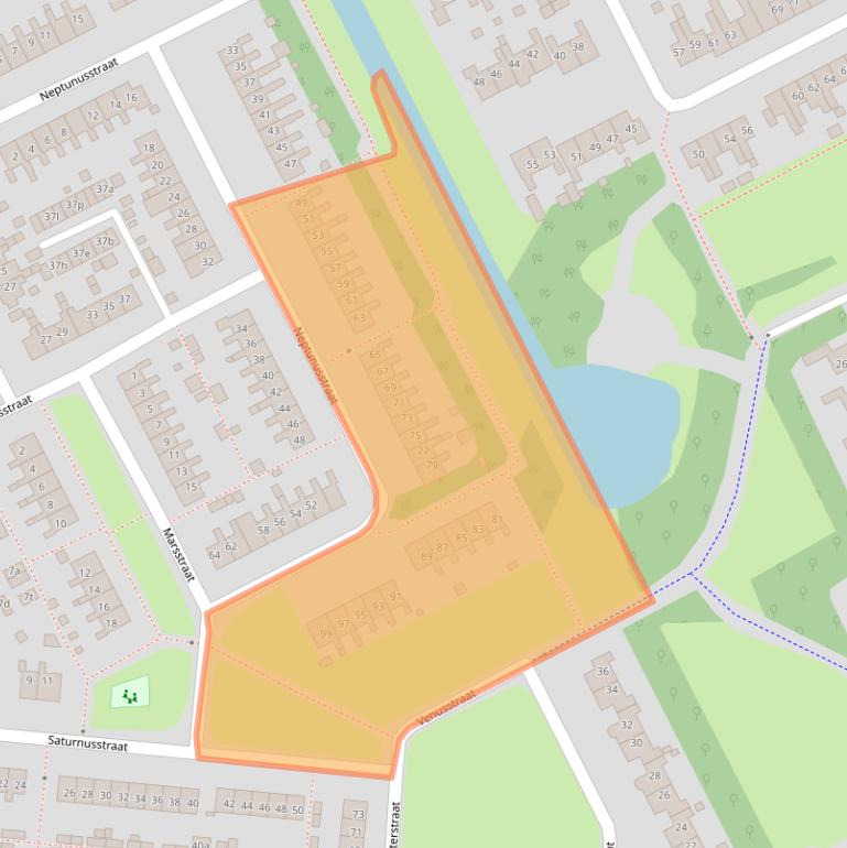 Kaart van postcodegebied 1771BT.