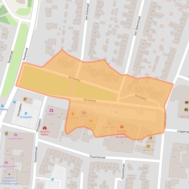 Kaart van postcodegebied 1771CN.
