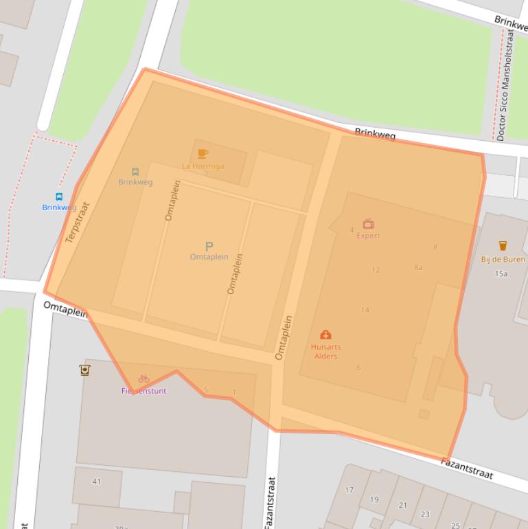 Kaart van postcodegebied 1771CW.