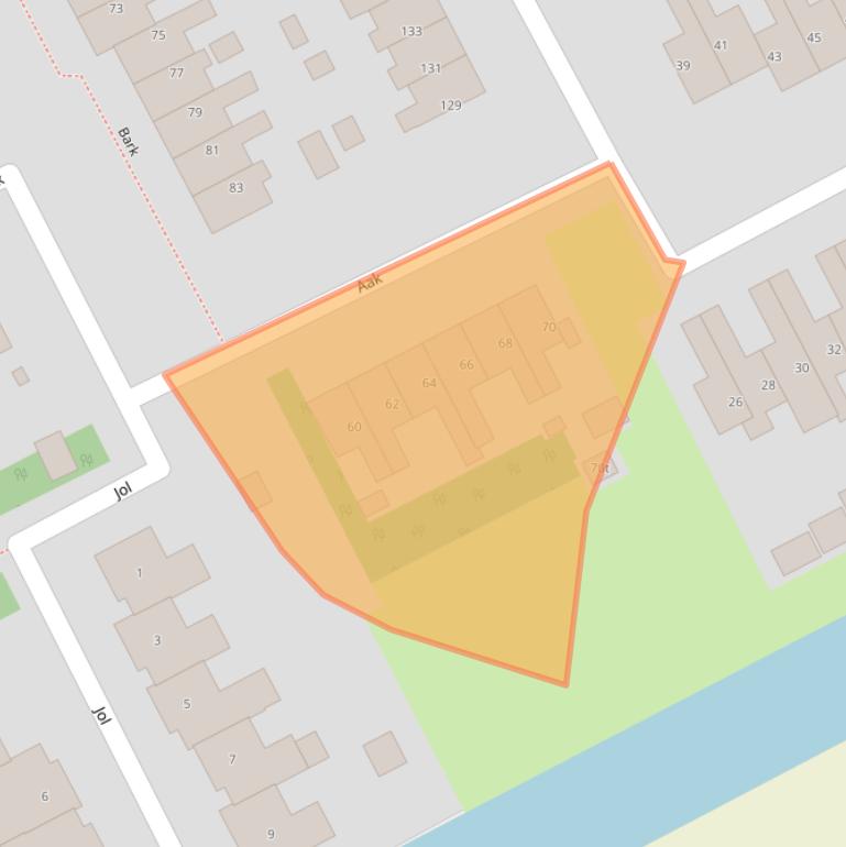 Kaart van postcodegebied 1771GH.