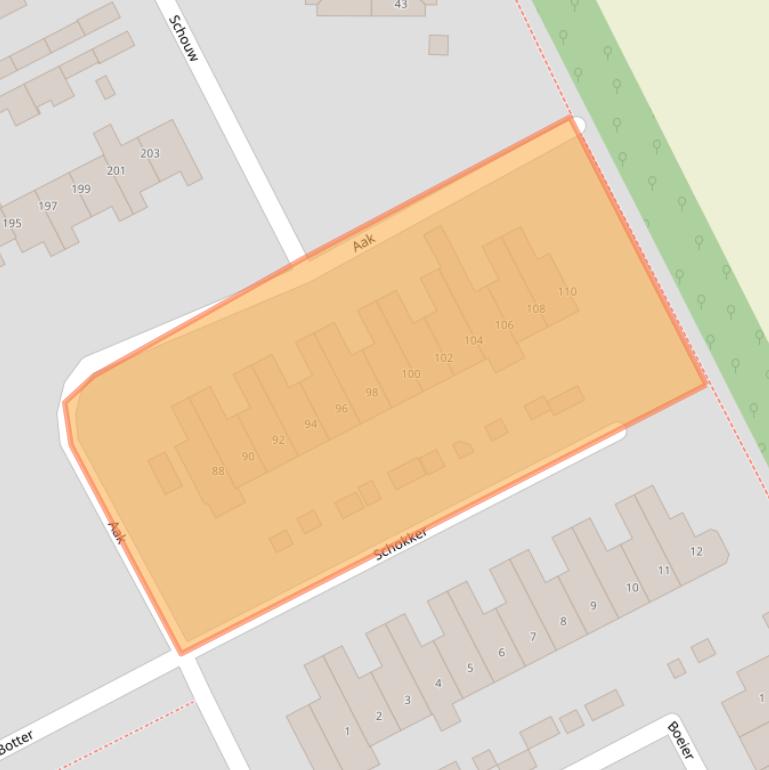 Kaart van postcodegebied 1771GJ.