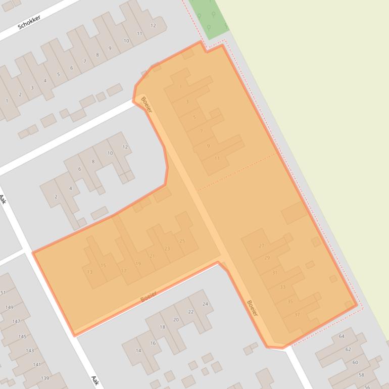 Kaart van postcodegebied 1771GL.