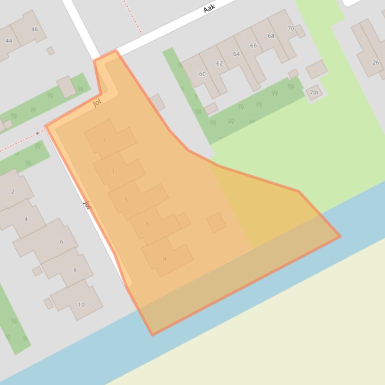 Kaart van postcodegebied 1771GS.