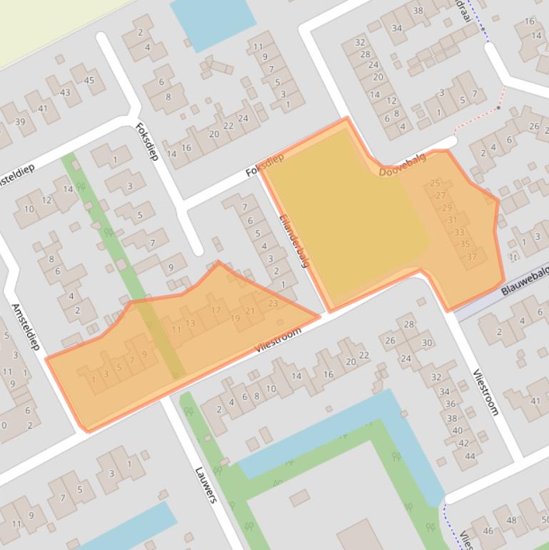 Kaart van postcodegebied 1771HB.