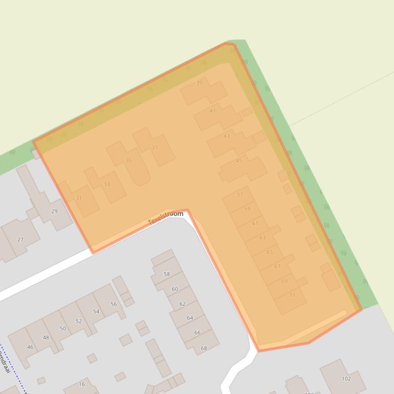 Kaart van postcodegebied 1771HP.