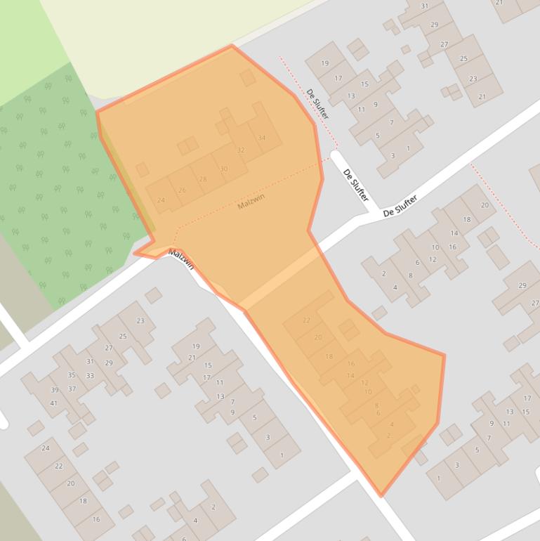 Kaart van postcodegebied 1771JC.