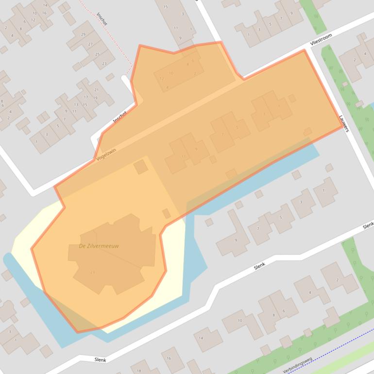 Kaart van postcodegebied 1771JG.