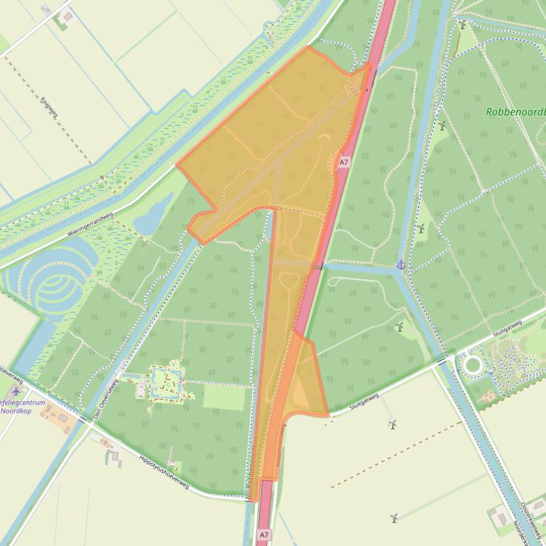 Kaart van postcodegebied 1771ML.