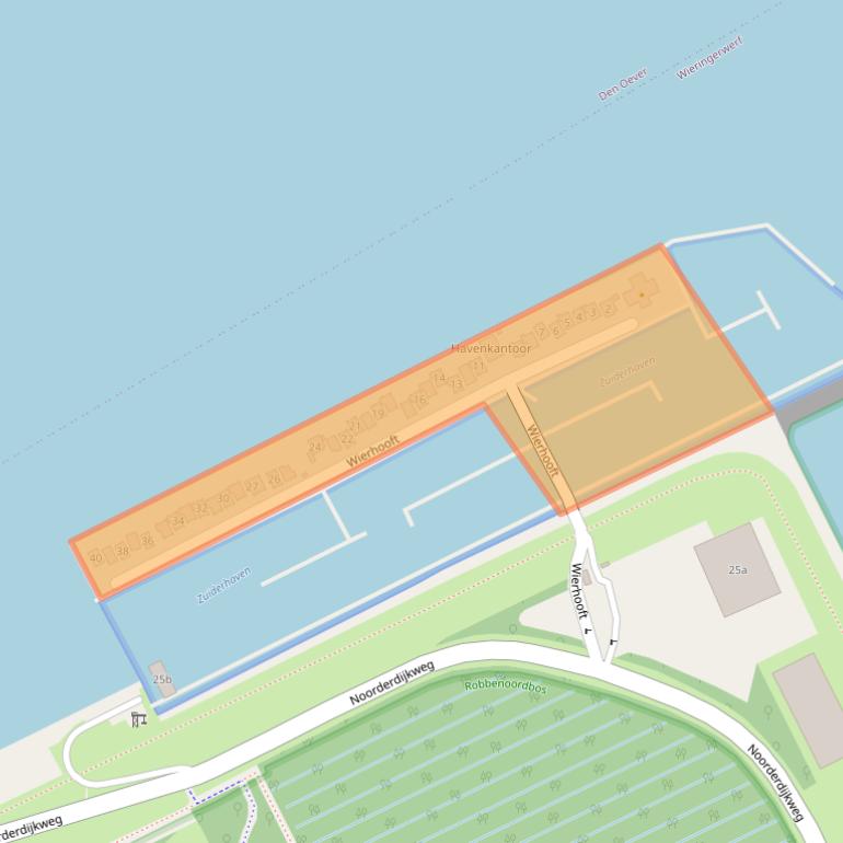 Kaart van postcodegebied 1771MP.