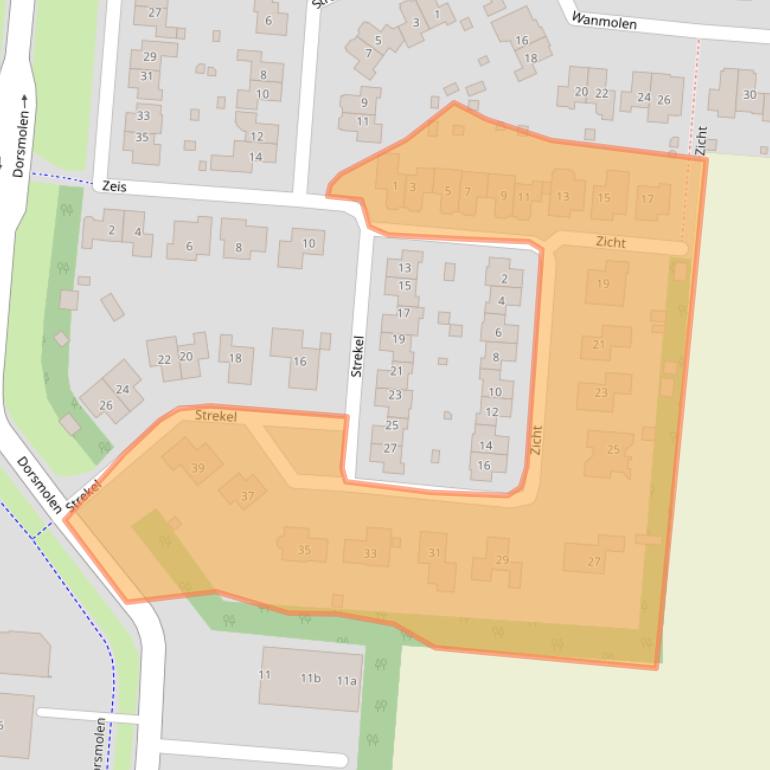 Kaart van postcodegebied 1771PR.