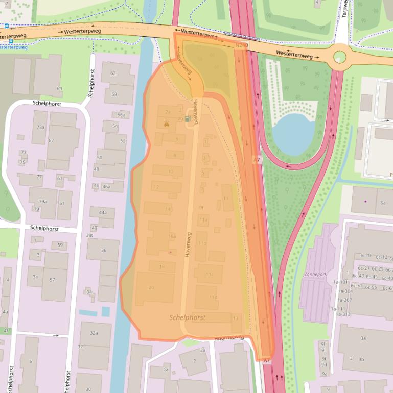 Kaart van postcodegebied 1771RW.
