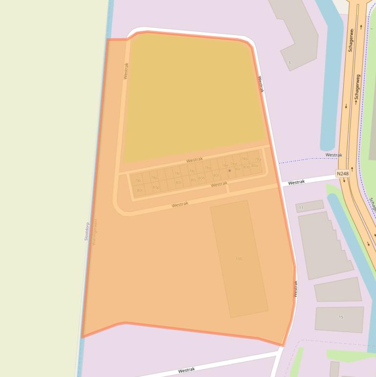 Kaart van postcodegebied 1771ST.