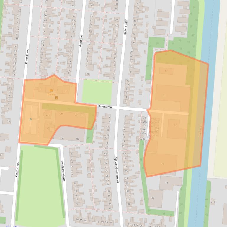 Kaart van postcodegebied 1773AE.