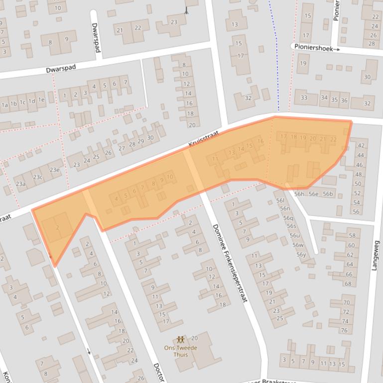 Kaart van postcodegebied 1774AG.