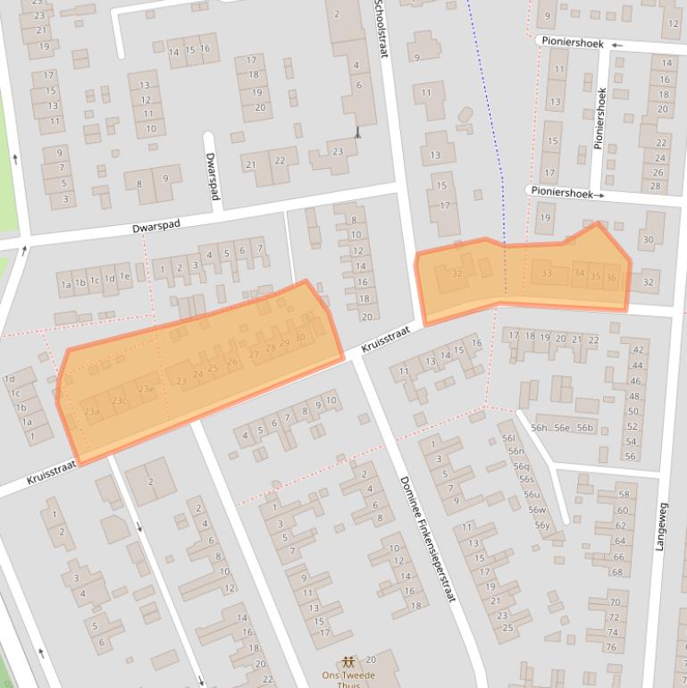 Kaart van postcodegebied 1774AH.