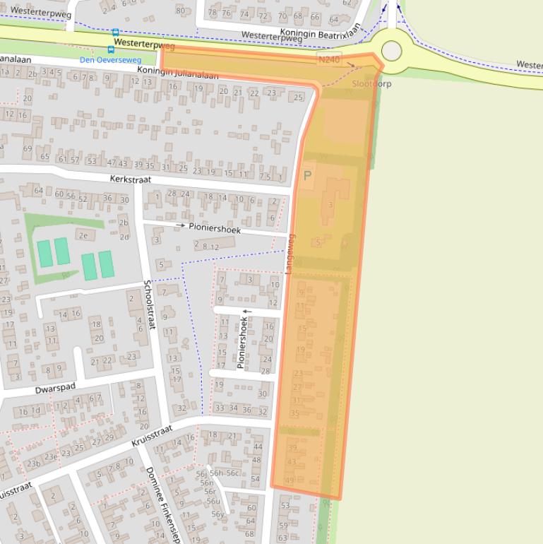 Kaart van postcodegebied 1774AJ.