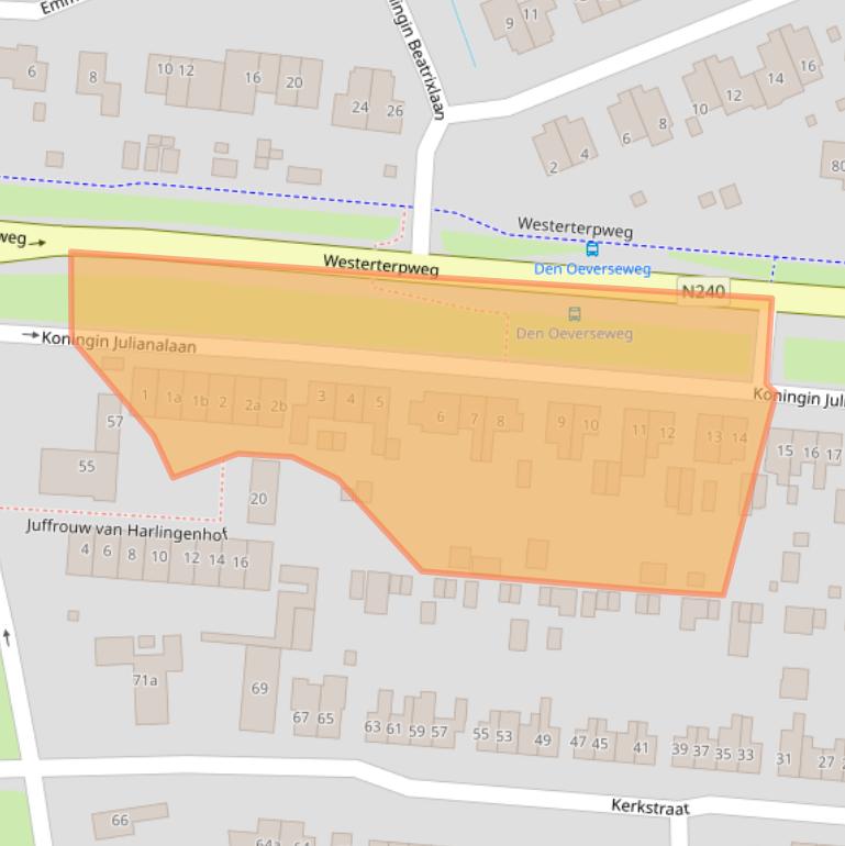 Kaart van postcodegebied 1774AX.