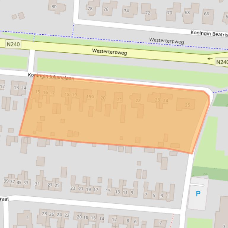 Kaart van postcodegebied 1774AZ.