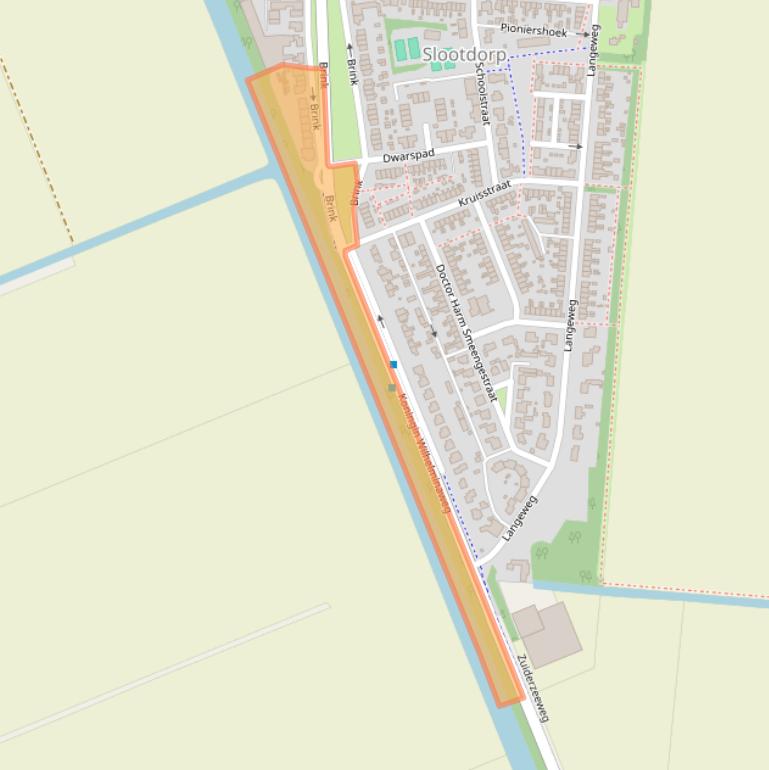 Kaart van postcodegebied 1774BC.