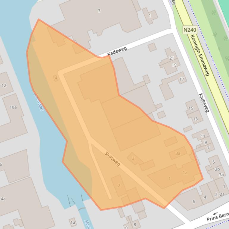 Kaart van postcodegebied 1774BH.