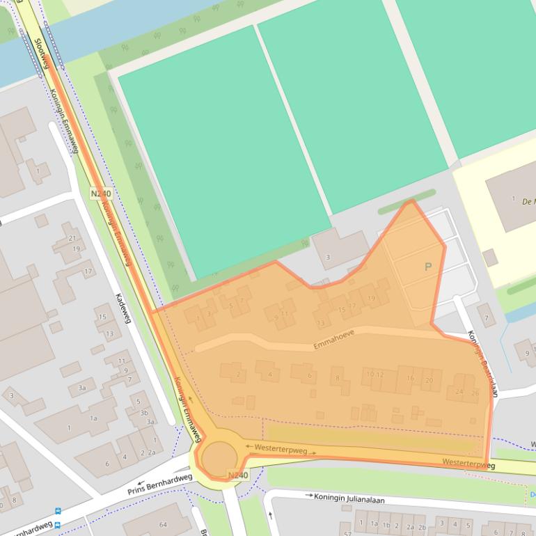 Kaart van postcodegebied 1774BL.