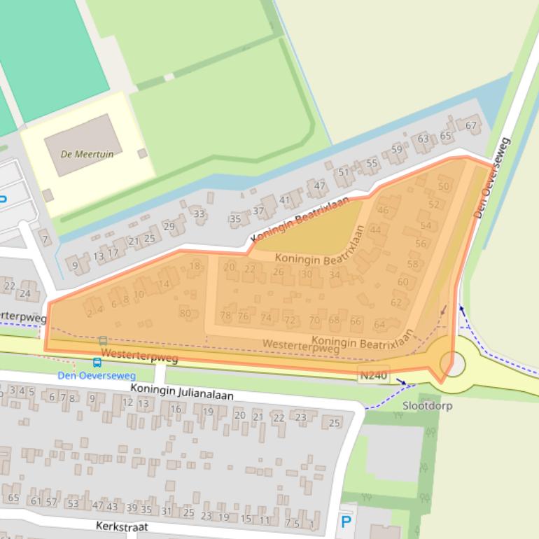 Kaart van postcodegebied 1774BM.