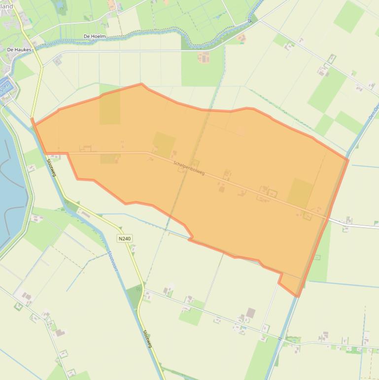 Kaart van postcodegebied 1774NG.