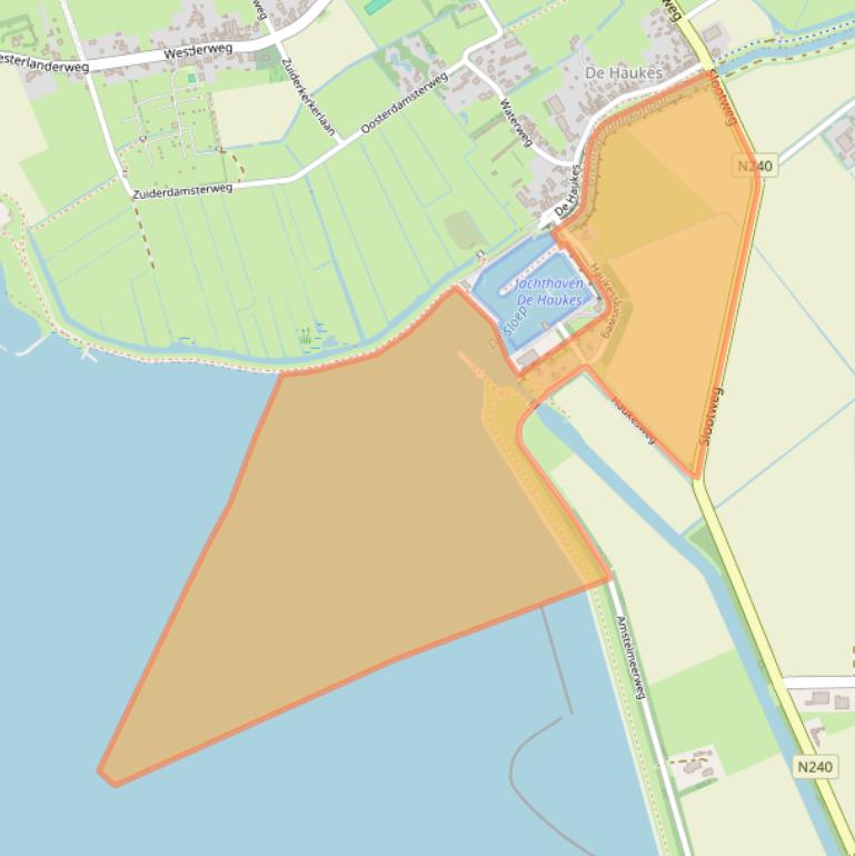 Kaart van postcodegebied 1774NP.