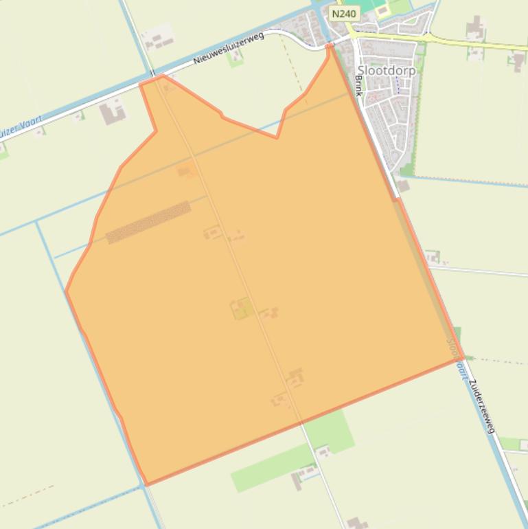 Kaart van postcodegebied 1774NR.