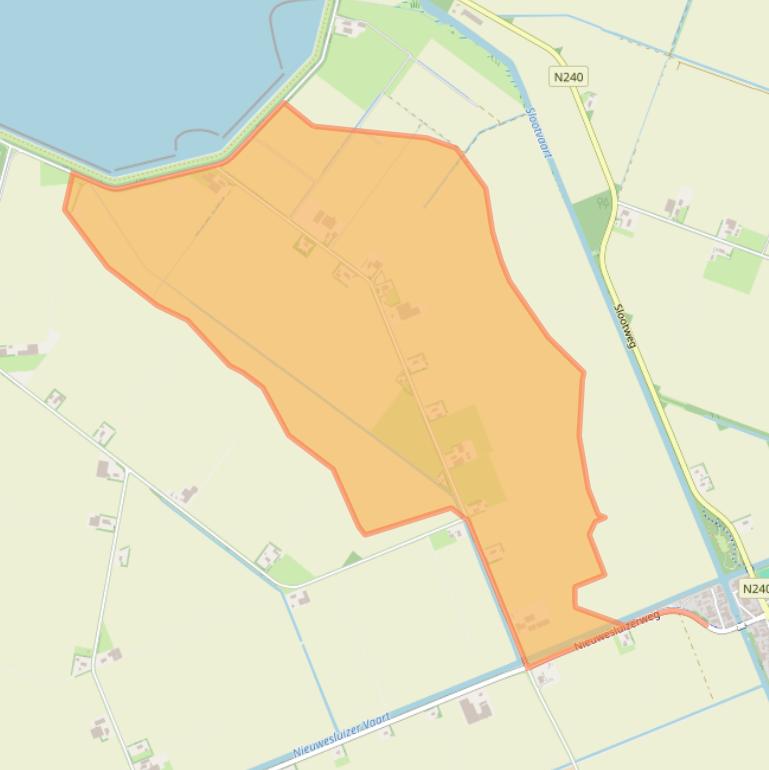 Kaart van postcodegebied 1774NS.