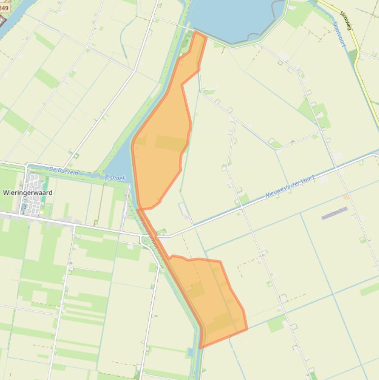 Kaart van postcodegebied 1774PH.