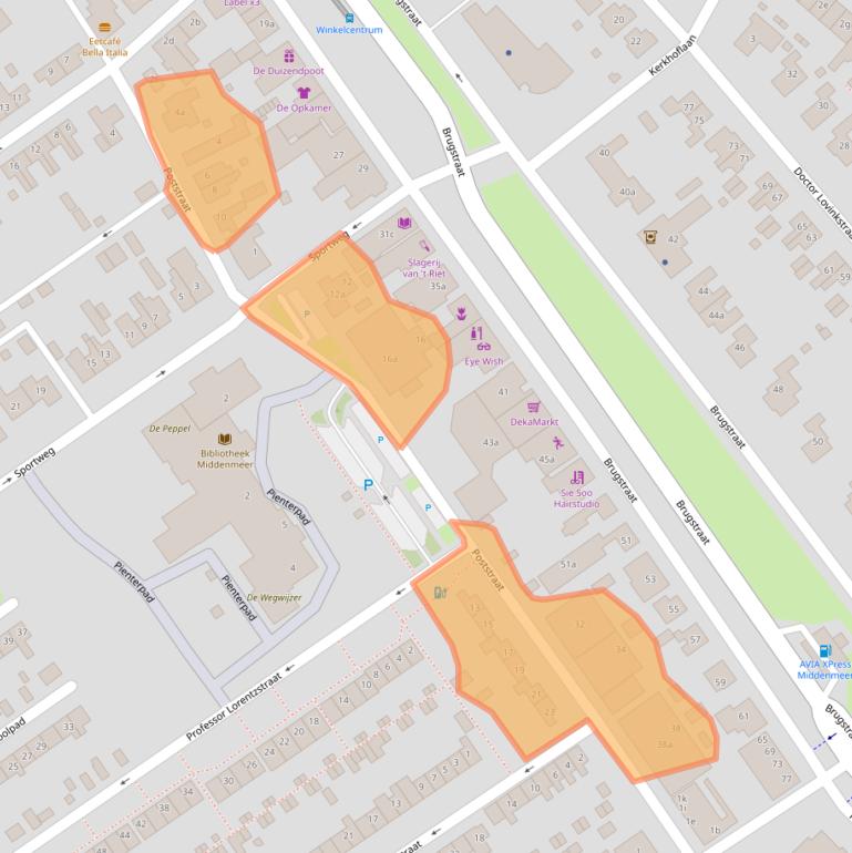 Kaart van postcodegebied 1775AW.