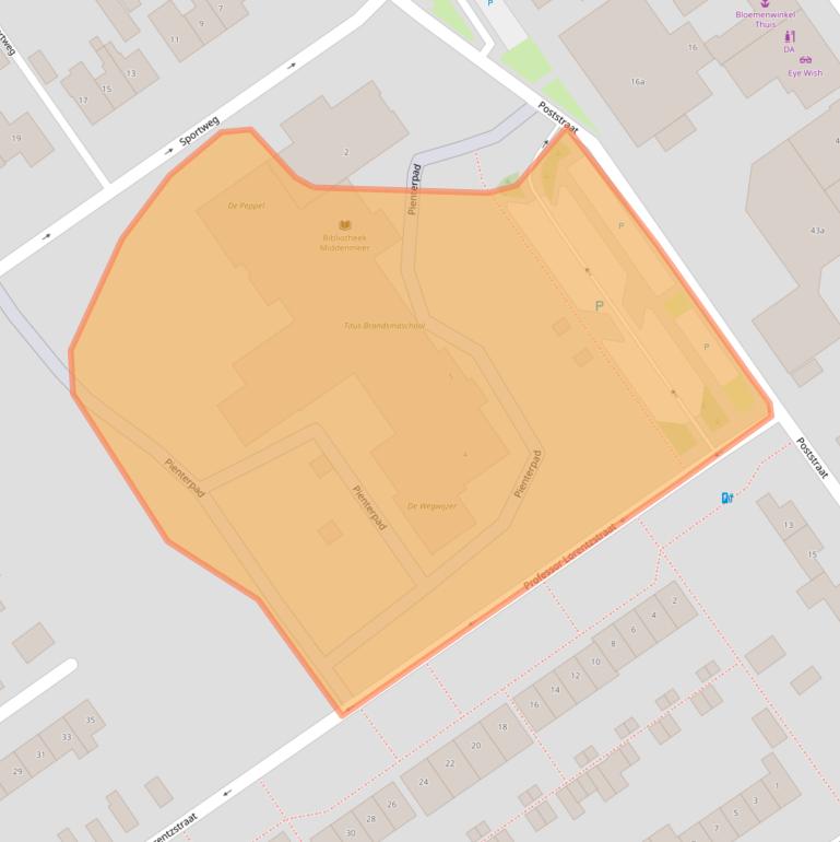 Kaart van postcodegebied 1775AX.