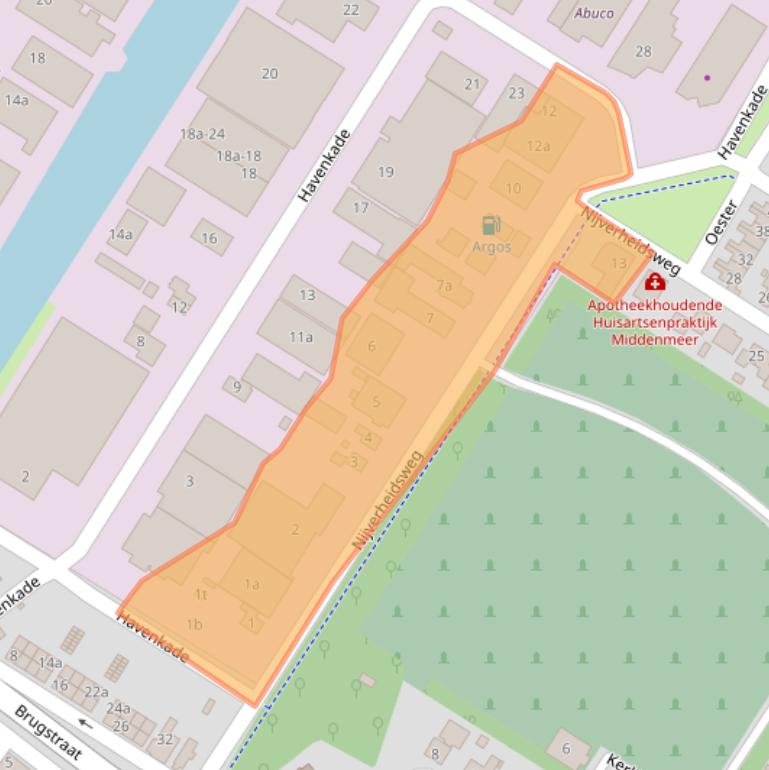 Kaart van postcodegebied 1775BB.