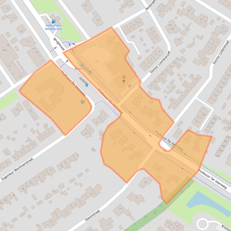 Kaart van postcodegebied 1775BH.