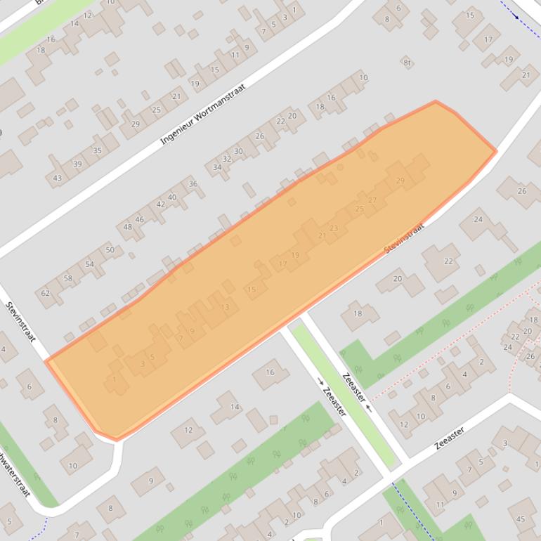 Kaart van postcodegebied 1775BP.