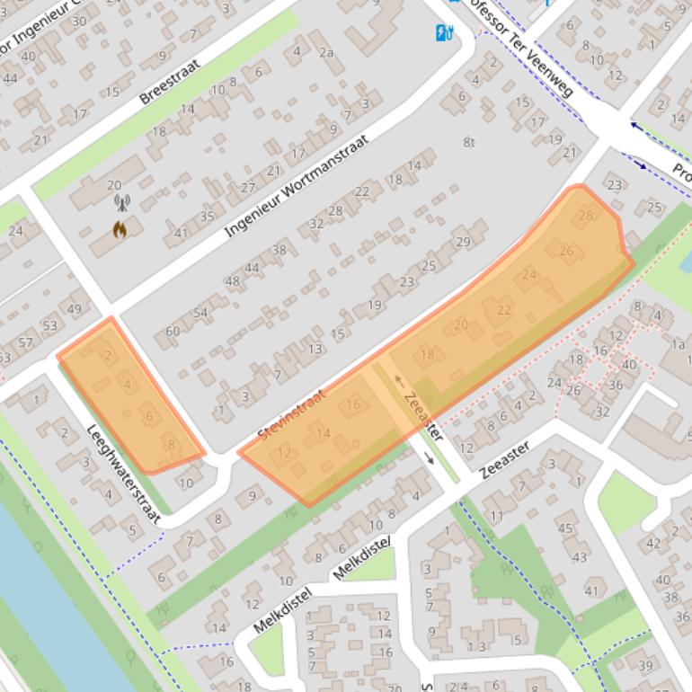 Kaart van postcodegebied 1775BR.