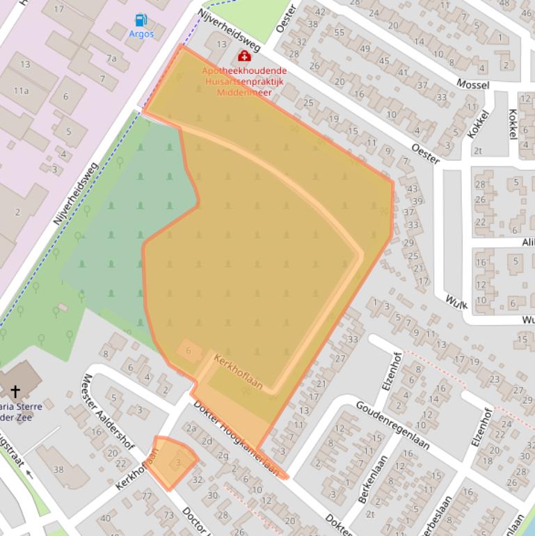 Kaart van postcodegebied 1775CB.