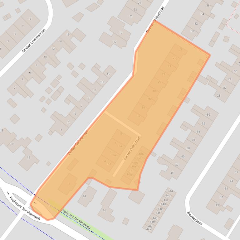 Kaart van postcodegebied 1775CH.